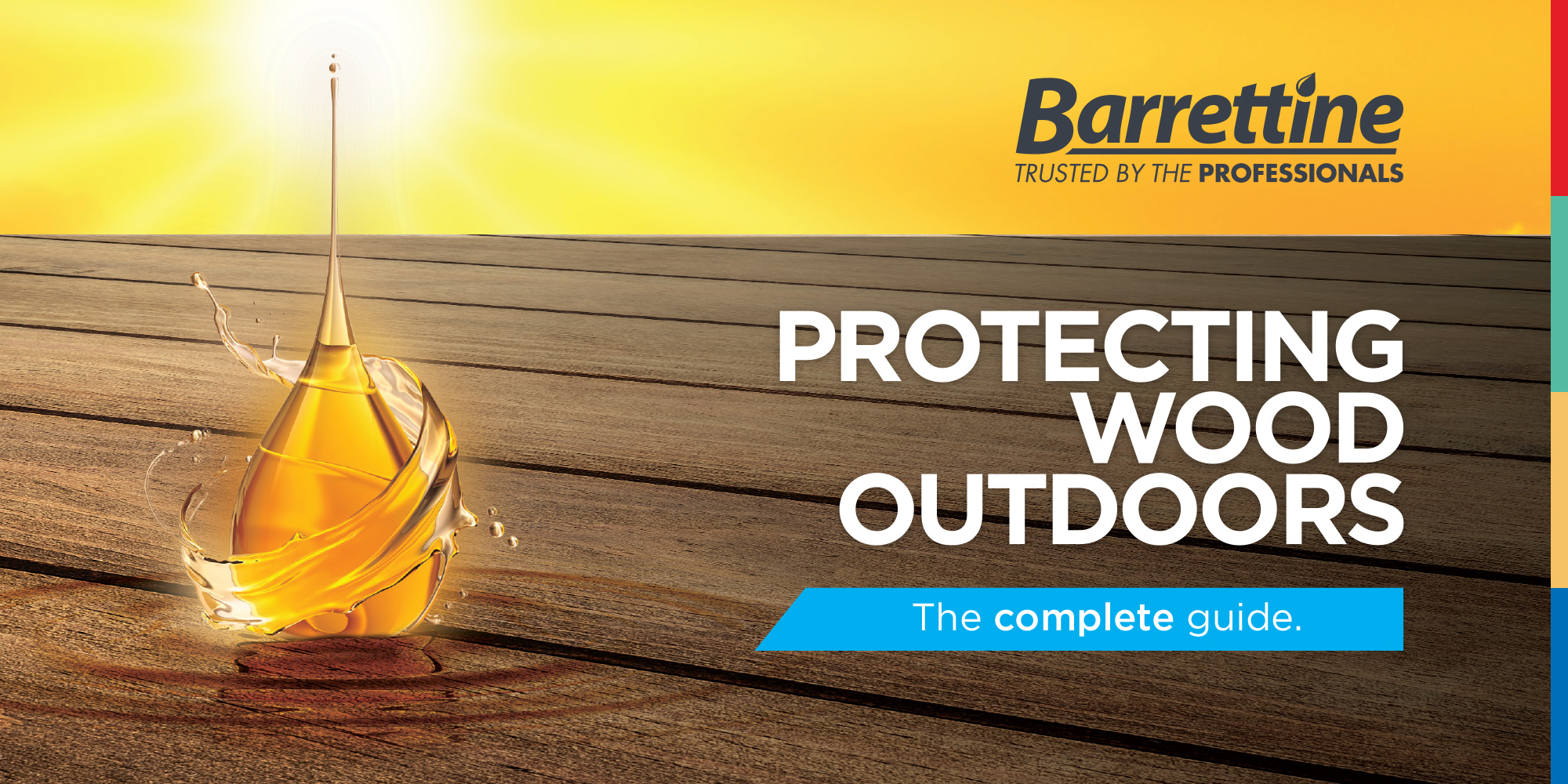 Protecting wood outdoors